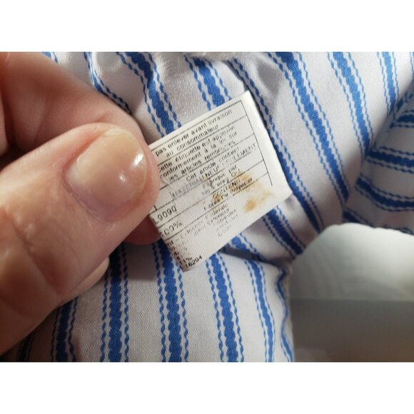 Hallmark Hugsley Bunny Striped Overalls Pastel Plush Stuffed Soft Easter Toy - Picture 7 of 8